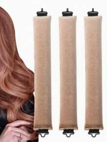 三件套美发造型工具：免加热卷发器、便捷美发工具、海绵卷发器、睡眠护发工具、女士泡沫卷发器、卷发器、返校必备、旅行必备、女士发饰、卷发棒。适用于卷发、美发沙龙、配饰、派对、浴室美发造型等场合。 - 多色 - 查看 7