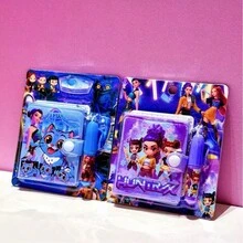 1pc Random Cute Cartoon Style Student Stationery, Christmas Gift Notebook - Multicolor - View 4