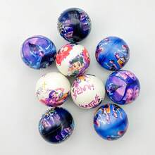 Set de 3 pelotas de espuma antiestrés con estilo de grupo de chicas coreanas de 2026, alta elasticidad, regalo de fiesta de cumpleaños, juguete interactivo de diversión para aliviar la presión para estudiantes, estilo aleatorio - Multicolor - Ver 8
