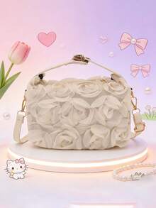 This Petal-Shaped Handbag/Crossbody Bag Can Easily Hold Everyday Essentials And Also Makes A Wonderful Gift. - Multicolor - View 10