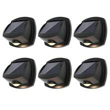 1pc LED 3-Color Solar Outdoor Light With 3-Level Dimming Function, Suitable For Porch, Backyard, Fence And Garden Decor Wall Lamp - 太陽能燈 - 查看 11