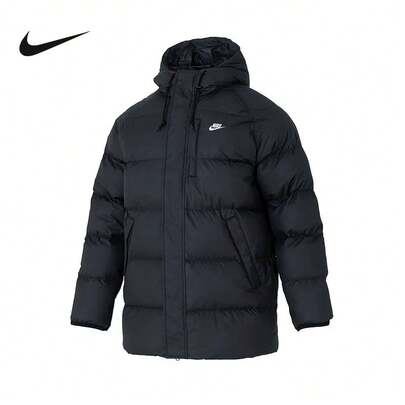 Nike Men's 750 Fill Power Down Jacket, New Loose Fit, Water-Resistant Jacket