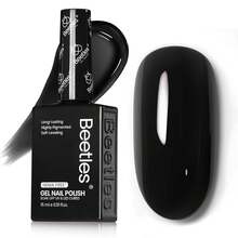 Beetles 15ml Hema Free Black Gel Polish – Silent Charm Audrey Color Long-Lasting Soak Off UV LED Glossy Manicure DIY Nail Art - 15Ml Hema-Free Silent Charm - 查看 1