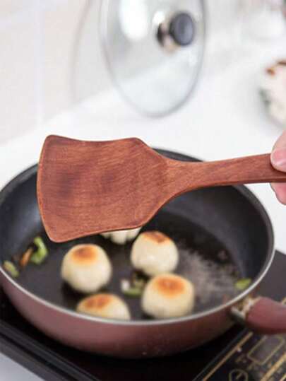 1pc/2pcs Wooden Spatula, Rosewood Hanging Design, Premium Wooden Spatula - Durable And Multipurpose Cooking Tool For Baking, Flipping, Stirring - Ideal Housewarming Gift, Christmas Decor, Perfect For Home Chefs, Baking Essentials | Elegant Kitchen Utensil | Sturdy Wooden Spatula, Cooking Spatula, New Year Gift, Housewarming Gift, Valentine's Day Gift, Wedding Gift, Eid Gift