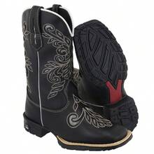 Women Mid-Calf Boots - Negro - Ver 4