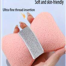 1pc Soap Bag Bath Sponge Household Bath Ball Cleaning Tool, Soft & Durable Shower Pouf For Women - D - View 2