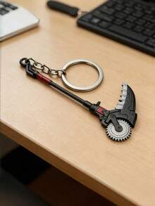 Mini Zinc Alloy Assault Rifle Keychain, Realistic Simulation Game Gun, Suitable As Birthday Gift For Boyfriend/Husband - Gun - View 4