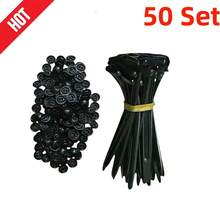 Universal Nylon Cable Tie Buckle Auto Fastener Screw Replacement Clip Car Fender Trunk Engine Guard Panel Wire Management Secure - Automotive Fastener Screw Replacement Clip - View 11