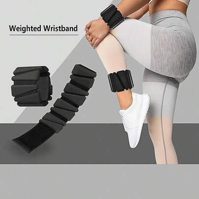 女士可调节腕踝负重套装，透气设计，适合瑜伽/舞蹈/排球等运动，多种颜色可选