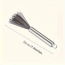 Multi-Functional Long Handle Wall Cleaning Brush, Stainless Steel Material - Suitable For Living Room, Bedroom, Bathroom, Kitchen And Furniture, Stable Grip - Stainless Steel Cleaning Brush - View 8