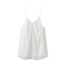 New Summer Style For Women: Beach Vacation Dress With Pleated Hem, Sexy Backless V-Neck, Sleeveless, And Strap Design. - trắng - Xem 7