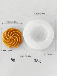 多功能硅胶饼干模具 - 适用于制作蜡烛、手工皂、翻糖蛋糕、巧克力 - 3D立体造型 - 可重复使用 - 餅乾模具 - 查看 18