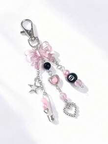 Vintage Punk Gothic Resin Bead Keychain, Creative Bag & Car Accessories For Women - Nhiều màu-1 - Xem 2