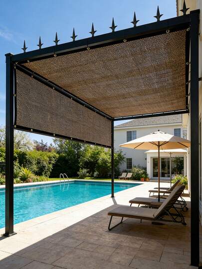 High Density Polyethylene Shade Cloth, Available In Multiple Sizes, Suitable For Dog Houses, Chicken Coops And Greenhouses. The Plant Shade Cloth And Shade Tarpaulin Provide Dual Protection, Applicable For Garden Patios, Plant Shading, Outdoor Gazebos And Lawn Shading. The Shade Cloth Is Suitable For Dog Houses And Chicken Coops, And Easier To Hang.