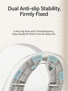 1个可折叠儿童马桶座圈，婴儿旅行马桶垫，可折叠酒店户外马桶垫 - 彩色 - 查看 5