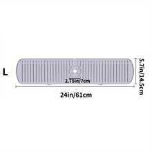 1pc Silicone Sink Drain Mat, Splash Guard For Faucet, Waterproof Drying Mat For Kitchen And Bathroom Countertops, Home Decor,Non-Slip Kitchen Mats For Sink Side, Natural And Hygienic Kitchen Essential For Home And Kitchen Room Decor, Part Of Your Cozy Fall& Winter Styles And Christmas Decorations - View 16