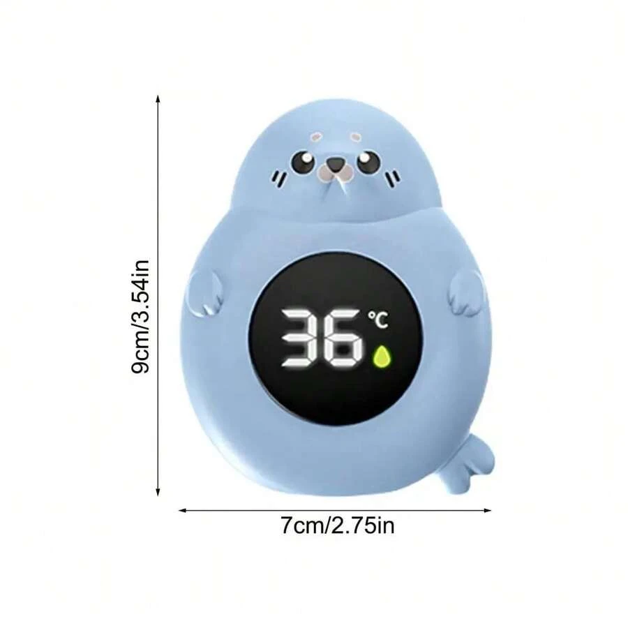 Baby Bath Thermometer, Bathtub Temperature Monitor, Hot And Cold Waterproof Temperature Warning Monitor, LED Display With Enhanced Sensor PYXU - BLUE - View 1