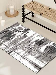 1 pieza Alfombra decorativa de lujo y moda para interiores, nuevo material de lana sintética lavable, alfombra para sala de estar, alfombra para sofá, alfombra para dormitorio, alfombra antideslizante para mesita de noche, alfombra para piso de habitación, alfombra para comedor y cocina, almohadilla para silla de oficina, felpudo de entrada, manta de picnic para exteriores, esterilla para acampar - Multicolor-1 - Ver 15