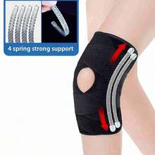 Đai bảo vệ đầu gối thể thao thế hệ thứ 8, nhẹ và thoáng khí, phù hợp cho chạy bộ, bóng rổ, leo núi và các môn thể thao khác. Thiết kế lò xo hai bên giúp bảo vệ hiệu quả sụn chêm và xương bánh chè. - Nhiều màu - Xem 4