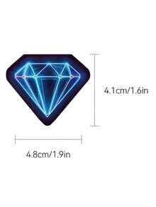 64pcs Colorful Neon Valentine's Day Graffiti Stickers, For DIYing Notebook, Laptop, Phone Case, Water Bottle, Guitar, Luggage, Skateboard, Helmet, Waterproof Decoration Stickers Back To School - 多色 - 查看 5