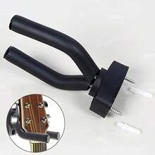 1/2pcs Fashionable Guitar Wall Mount - Includes Hook, Easy Installation, Guitar Stand - Suitable For All Sizes Of Guitar, Bass, Mandolin, Banjo, Ukulele, Musical Instrument Display Rack, Musical Instrument Accessories, Guitar Accessories - Multicolor - View 9