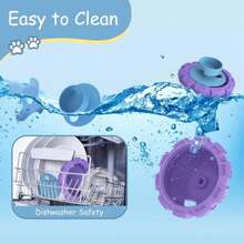 YINEYA Interactive Dog Toy, Puzzle Toy With Adjustable Treat Dispensing &Amp; DIY Frozen Treats, Dog Enrichment Toys To Keep Them Busy And Mental Stimulation - ColorA - 查看 7