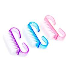 20 件套指甲刷除尘刷半透明除尘刷指甲清洁刷塑料刷套装 - 彩色 - 查看 6