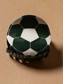 1pc 2026 World Cup Cartoon Shark Shaped Football Clip | Niche World Cup Accessories | Funny Clamp Hair Clip | Lightweight Non-Tight Hair Clip For Women | Football Fan Party Decor | Collectible Souvenir Gift - A - View 4
