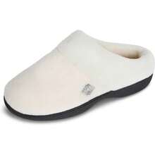Isotoner Womens Classic Clog Non-Slip Foam Slippers - 葉子 - 查看 1