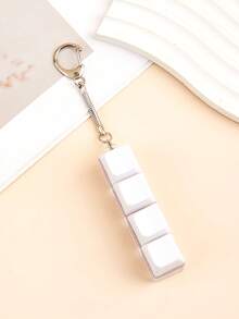 1pc Minimalist 4-Key Keyboard Stress Relief Toy, Keychain To Relieve Pressure, Car Key Chain, Bag Pendant, Keyboard Key Design, Adult Finger Pressure Keychain, Finger Pressure Keyring, Soothing Keychain, Focus Relaxation Stress Relief Keychain, Birthday Gift, Party Favor, Holiday Gift - Multicolor - View 15