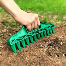 12-Hole Digger Seed Spreader,3 PiecesSowing Seeds Dispenser Set,Mini Seed Dispenser For Small Seeds, Handheld Seed Planter Tool Seed Dibber Multifunctional Spacer Gardening Tools - Default - View 3