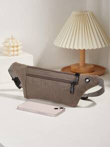 New Arrival Women's Large Capacity Multi-Function Canvas Chest Bag, Fashion Sports Phone Pouch, Casual Minimalist Waist Pack - Multicolor - View 8
