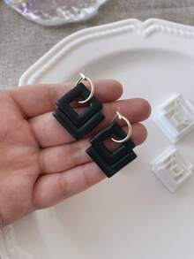 1个方形菱形聚合物粘土首饰切割器，聚合物粘土工具，首饰制作工具 - 方形鑽石 - 查看 2