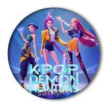 KPOP Girl Group Cartoon Merchandise Bejeweled Badge, Metal Brooch Pin - Multicolor - View 12