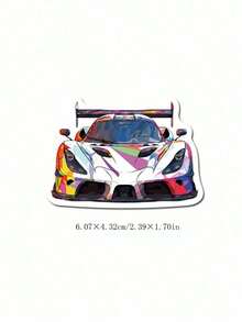 50pcs Exquisite Sports Cars Cartoon Graffiti Stickers, Creative Handbooks, Laptop, Water Cups, Guitars, Mobile Phones, Decorative Waterproof Stickers Decal Stickers,Sticker Cars,Laptop Sticker, Stickers,Stickers>Pvc,Sport Sticker,Stickers,,Car Stickers - Nhiều màu - Xem 4