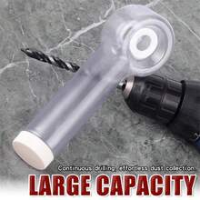 旋转喷嘴钻头集尘盒，带旋转倾斜系统 | 塑料材质，符合人体工程学且高效设计，防止灰尘掉落，适用于家庭和专业用途，无需用电 - 1pc - 查看 8