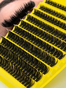 200 cặp mi giả D-Curl tái sử dụng (8-16mm), thiết kế đế rộng cho vẻ ngoài tự nhiên hoặc ấn tượng | Thích hợp cho sử dụng hàng ngày, đám cưới, hẹn hò, tiệc tùng, ngày lễ, mùa xuân, du lịch, và tuyệt vời cho Giáng sinh/Halloween/làm quà tặng. - D - Xem 3