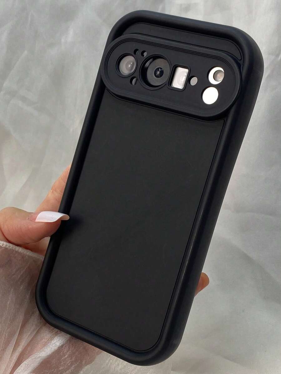 対応 GooglePixel 8a 9A Pixel 10 かわいい Pixel 8 9 10 Pro 対応 電話ケース エンジェルアイズ TPU ソフトケース、ドーパミンカラー、シンプル、滑り止め、落下防止、厚みのある保護 - ブラック - チェックする 1