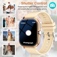 Smart Watch, Wireless Calling /Dial, Multi -Sport Mode, Calling Reminder And Rejection,Information Reminder,SMS Reminder,For IPhone/Andriod - 彩色 - 查看 5