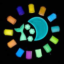 1pc Shiny Glitter - 20g Per Piece, Epoxy Resin Glitter, Suitable For Handmade Jewelry And Resin Mold Luminous Materials - Glitter - View 3