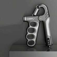 可调节阻力握力器 - 机械计数腕力器，11.02-220.46磅握力训练器，适用于健身房训练 - 彩色 - 查看 11