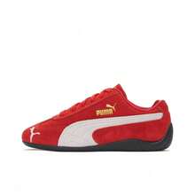 PUMA Speedcat Series Genuine Split Leather Comfortable Versatile Thin Sole Low-Top Casual Shoes, Unisex, Flame Red - Fiery Red - View 13