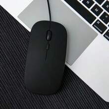 Ratón con cable para escritorio ordenador , oficina negocio ordenador portátil - Negro - Ver 6