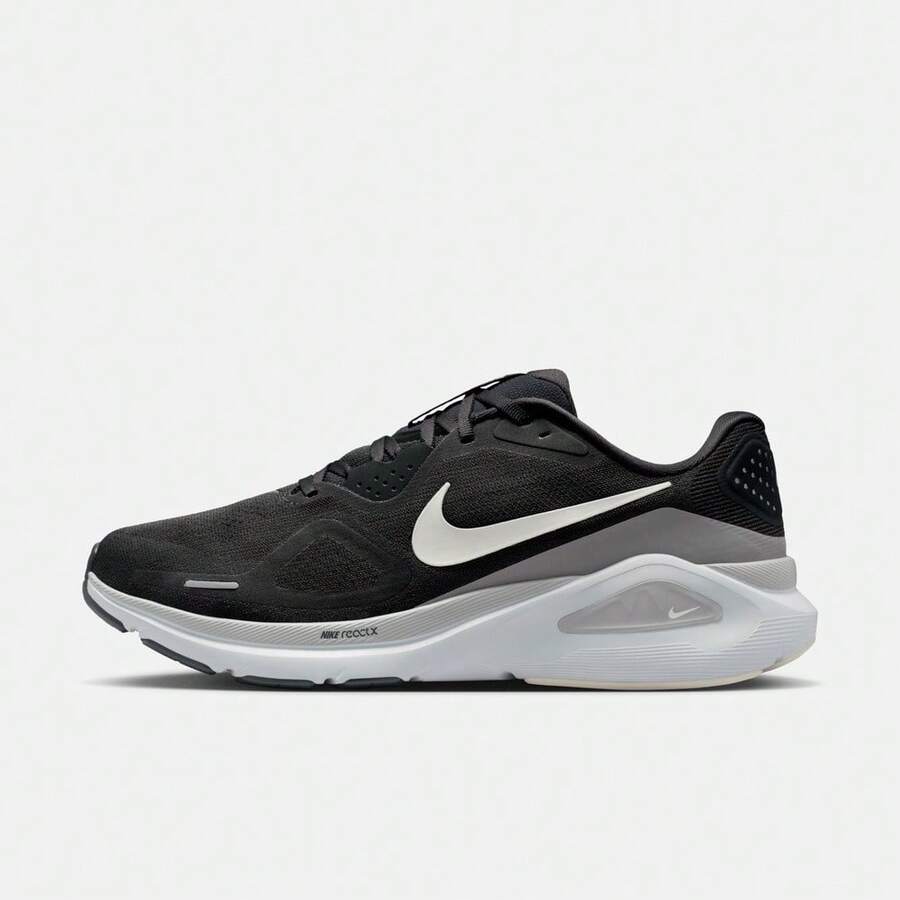 Nike 男士耐克 STRUCTURE 26 低帮跑步鞋 HJ1102-005 - 黑色 - 查看 1