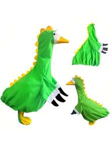 23-Inch Cement Statue Or Plastic Goose Outdoor Yard Decor, Adorable Dinosaur Costume For Spring - A - View 10