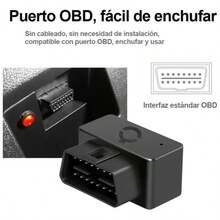 Tracker Localizador Gps Obd2 App Rastreador Vehicular Auto - Negro - Ver 7