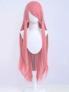 Tóc giả dài thẳng 100cm, chịu nhiệt, kiểu dáng anime cosplay, có các màu hồng, vàng, đỏ, tím dành cho nữ. - Nhiều màu - Xem 22