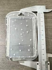 1個可愛2D星星掛繩卡套，薄型設計，適合學生、教師、上班族，身分證/信用卡/交通卡保護套，耐用防塵，強化ABS材質附夾子 - 彩色 - 查看 7