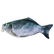 1pc Realistic Fish Shaped Pencil Case, Personalized Fish Wallet, Storage Pouch - Multicolor - View 7