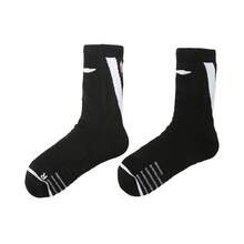 Vớ thể thao bóng rổ chuyên nghiệp Li Ning CBA thoáng khí, thấm hút mồ hôi, dài đến bắp chân dành cho nam giới AWSQ029 - màu đen - Xem 6